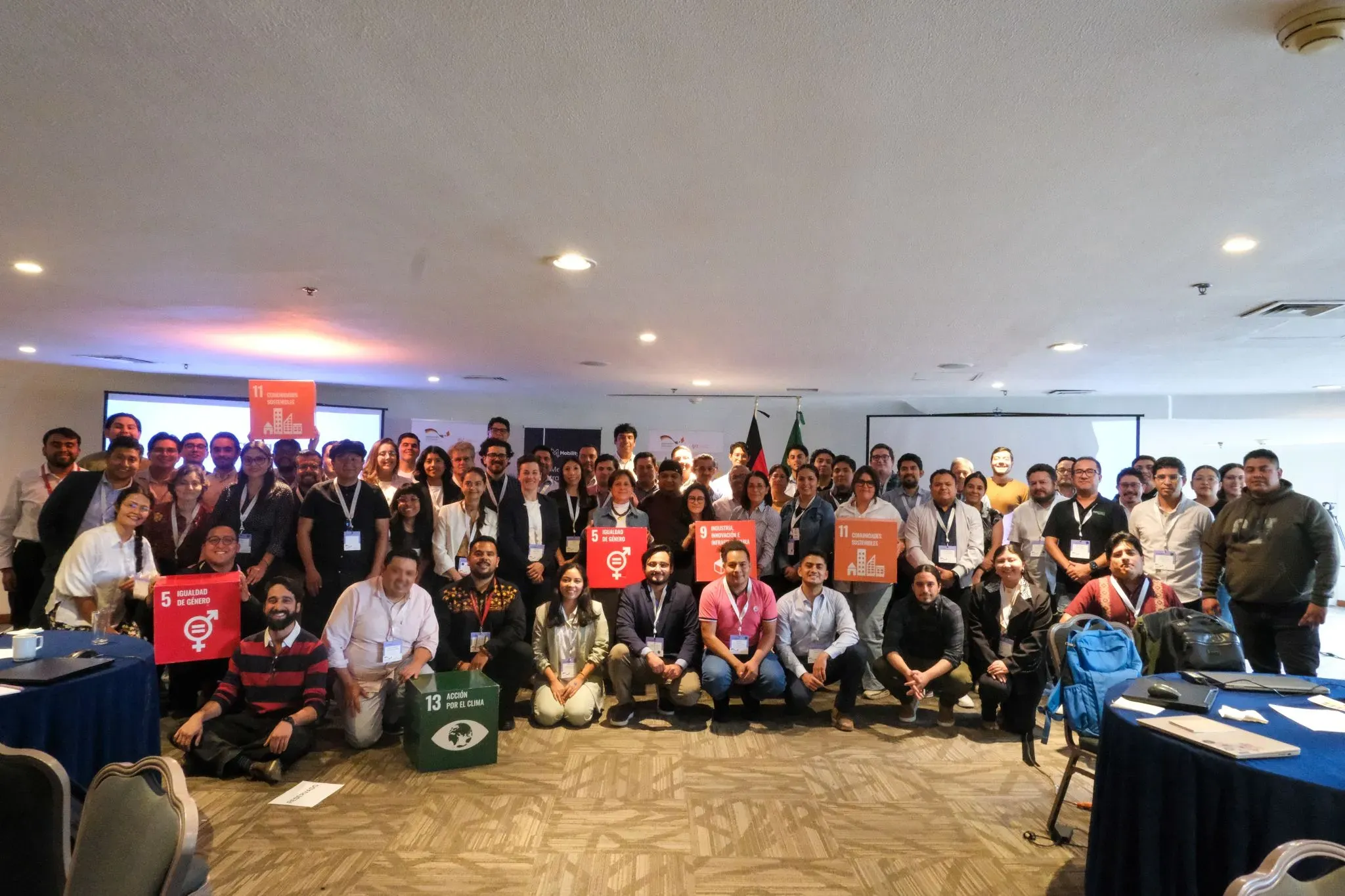 Foto grupal de los participantes. Fotografía: Alejandra García (GIZ México).