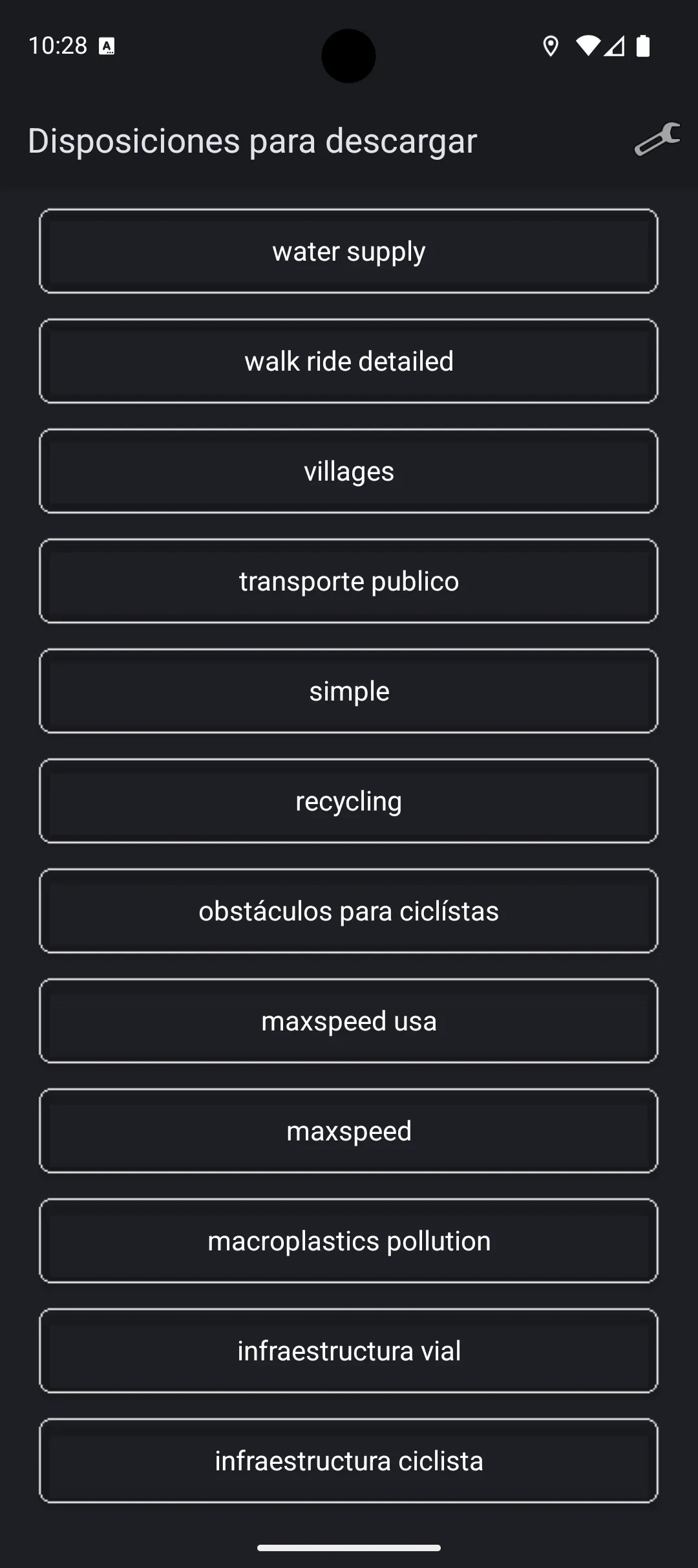 Hacer clic en el botón herramienta