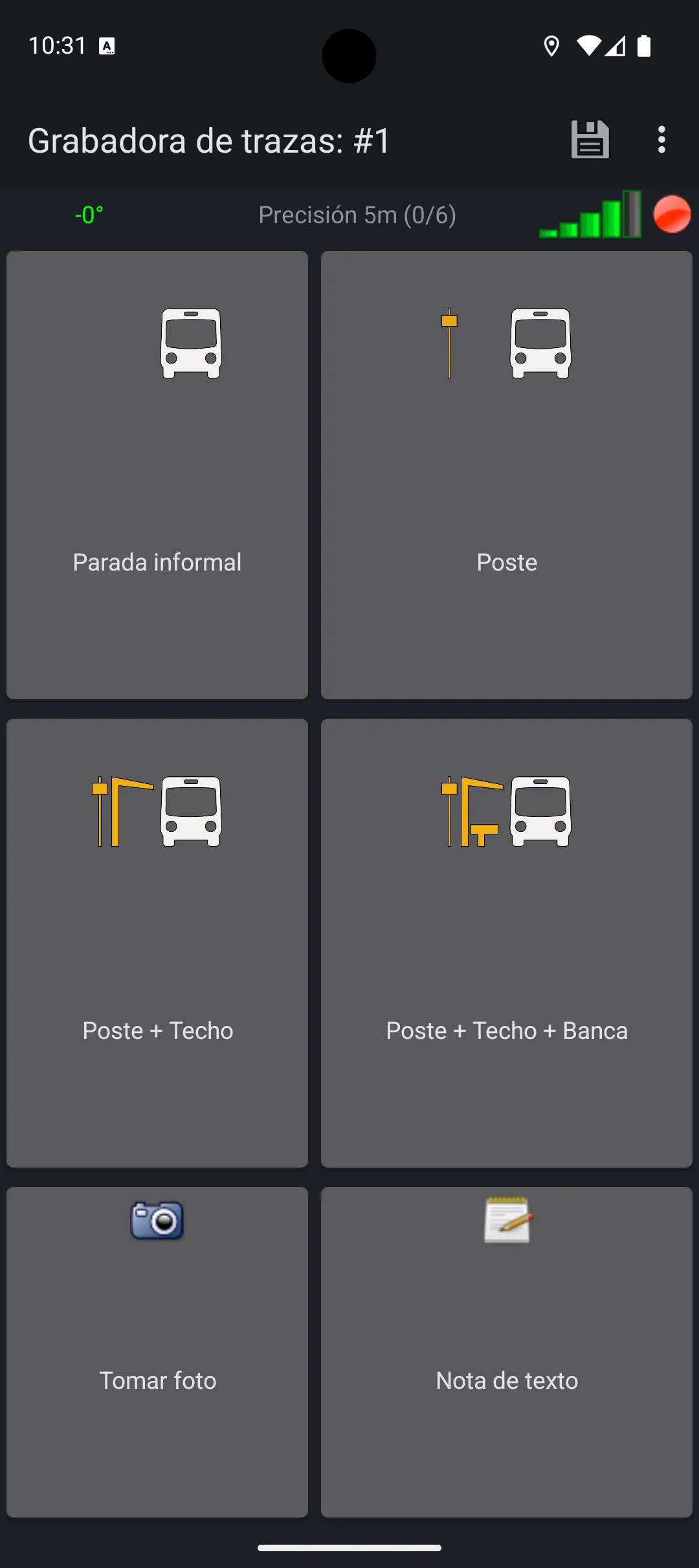 Empezar un nuevo mapeo